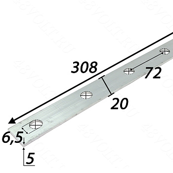 Перемычка 280ah EVE 5 отверстий